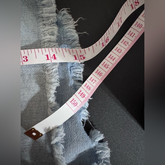 Judy Blue Naomi Braided Waist Light Wash Women's Denim Shorts High Waist Size M - Picture 7 of 13